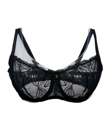 Marc and Andre Paris A8-0311 Embroidered Lace Underwire Demi Bra myselflingerie.com